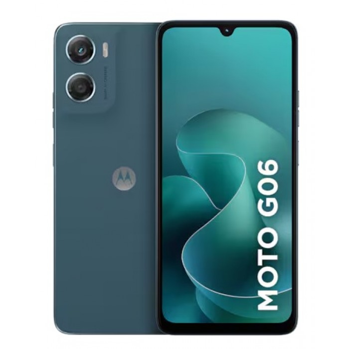 Oferta Relâmpago Celular Motorola Moto G06 Azul Marinho 128GB, 4GB RAM + 8GB Ram Boost e Camera 50MP com AI Bateria de 5200 mAh Tela 6.9"